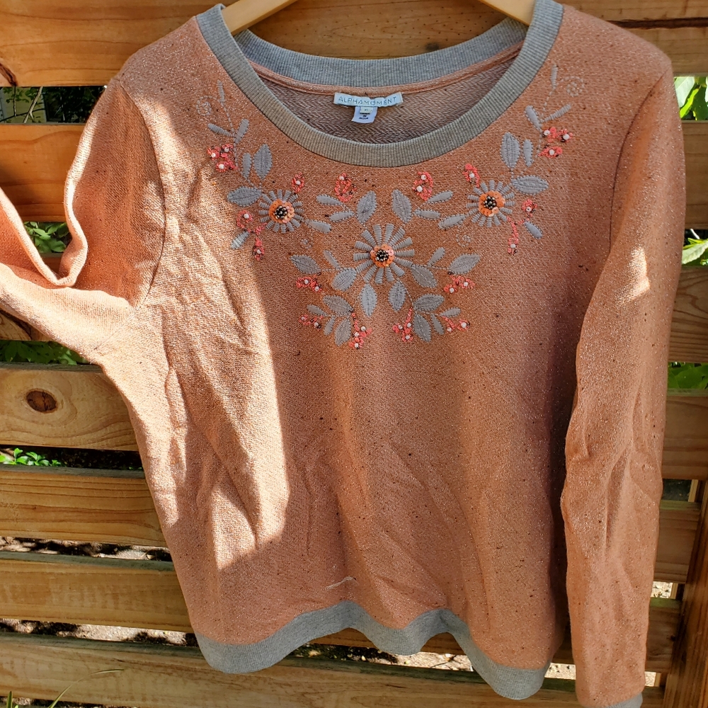 Alphamoment for Anthropologie Top XL